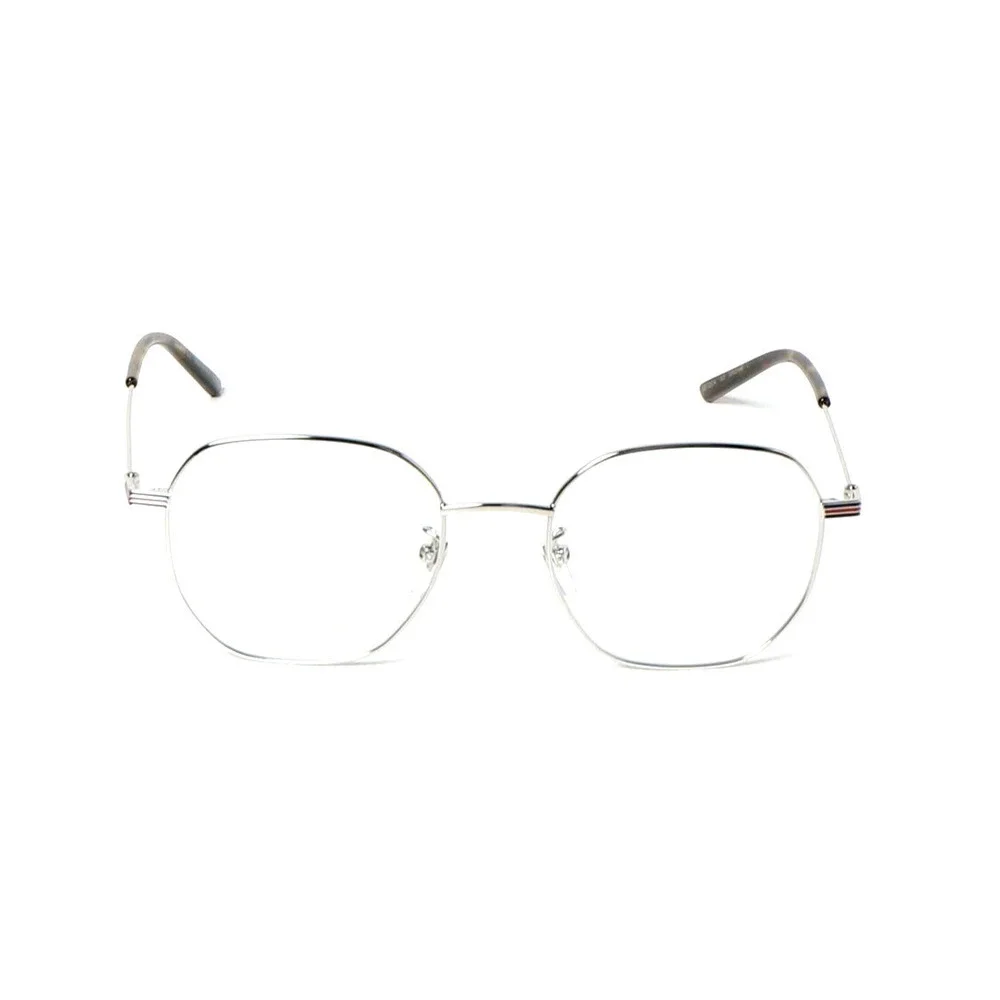 Gucci GG1125OA Eyeglasses Silver Metal Oval